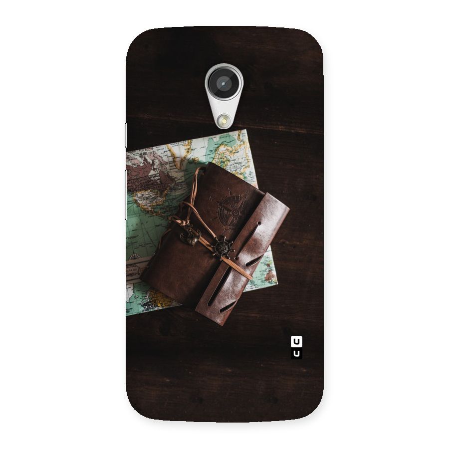 Map Journal Back Case for Moto G 2nd Gen