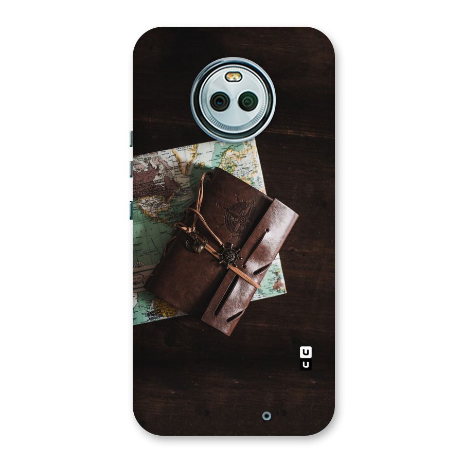 Map Journal Back Case for Moto X4