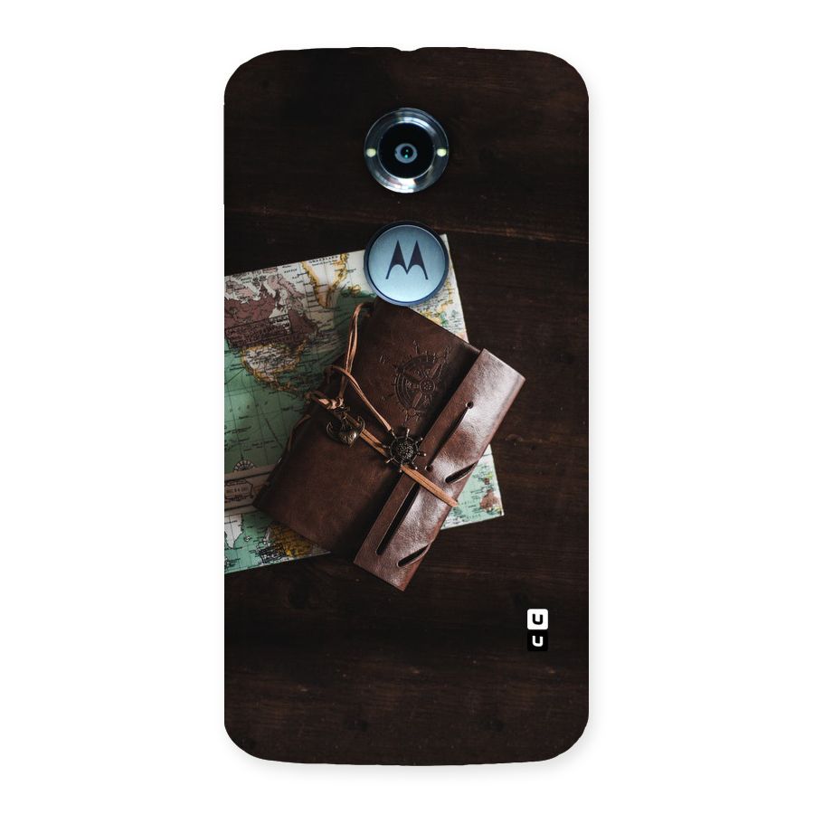 Map Journal Back Case for Moto X 2nd Gen
