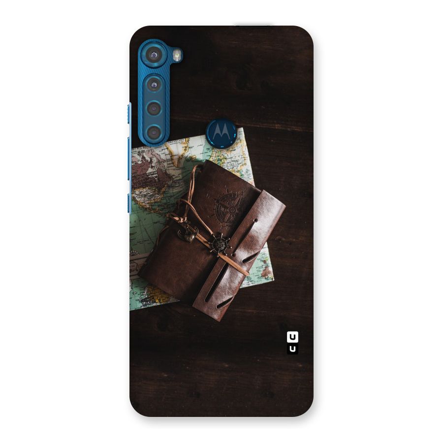 Map Journal Back Case for Motorola One Fusion Plus