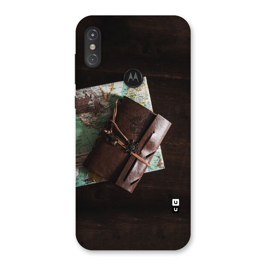 Map Journal Back Case for Motorola One Power