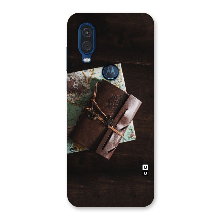 Map Journal Back Case for Motorola One Vision