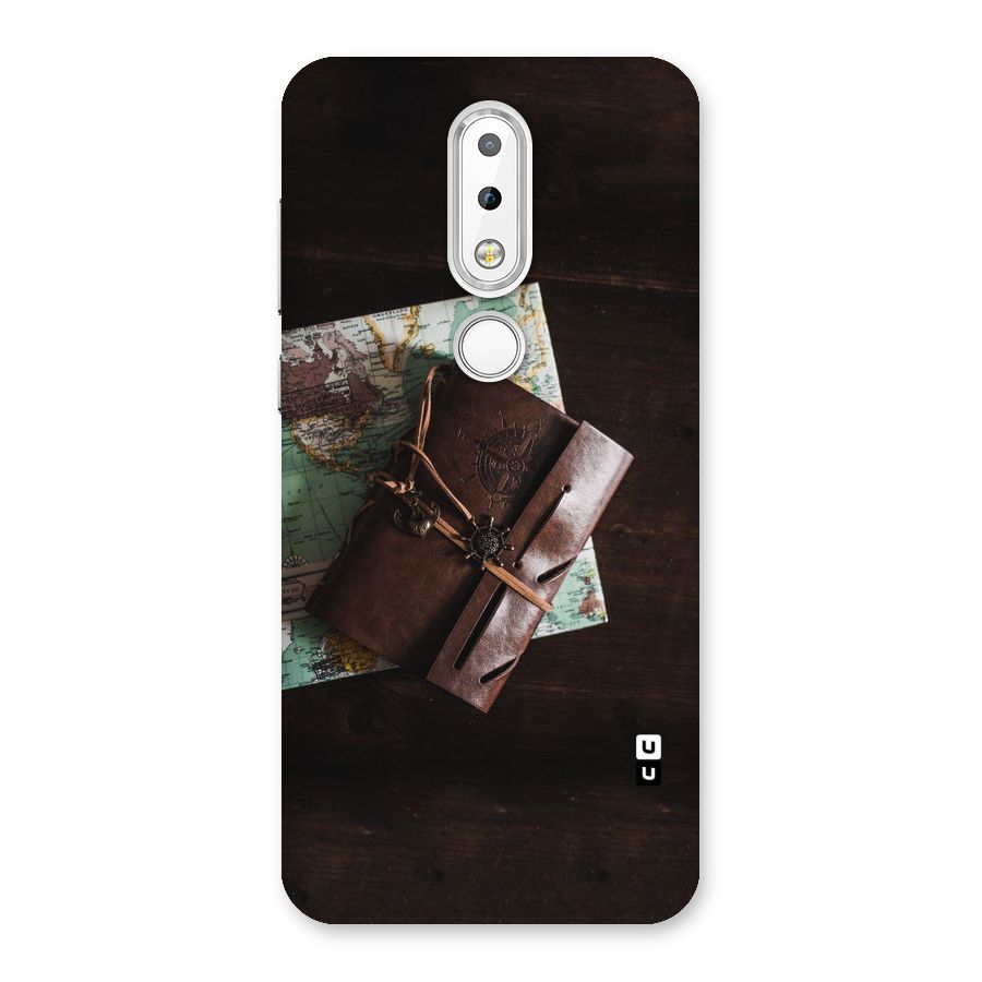 Map Journal Back Case for Nokia 6.1 Plus