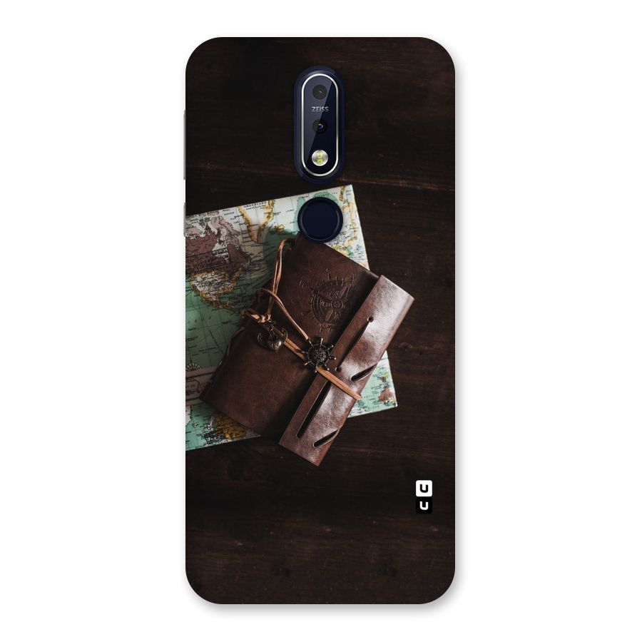 Map Journal Back Case for Nokia 7.1
