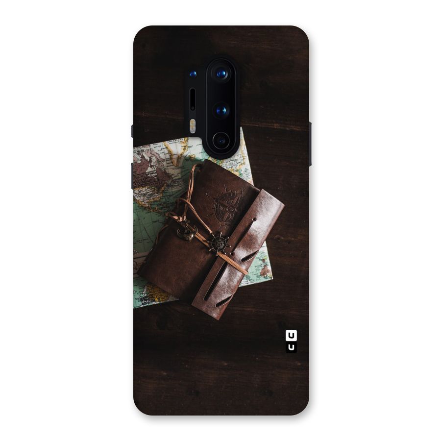 Map Journal Back Case for OnePlus 8 Pro