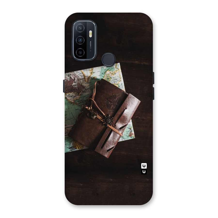 Map Journal Back Case for Oppo A32