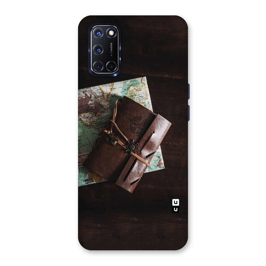Map Journal Back Case for Oppo A52