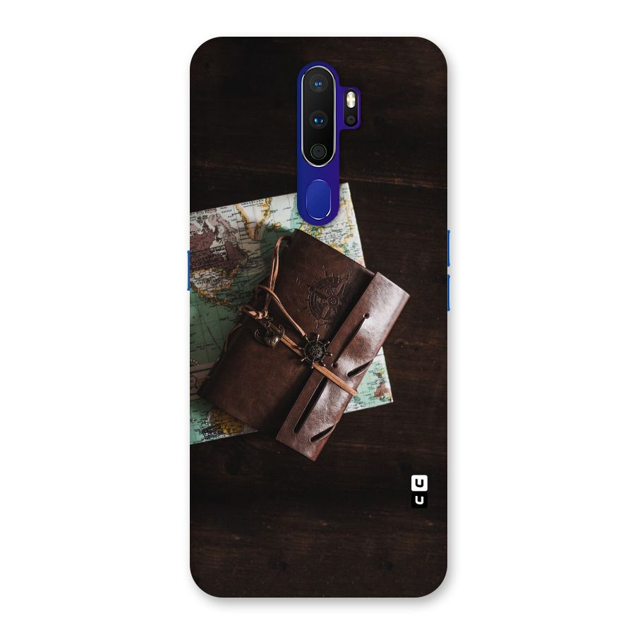 Map Journal Back Case for Oppo A9 (2020)
