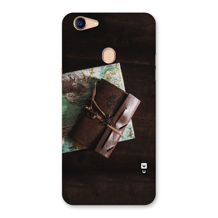 Map Journal Back Case for Oppo F5