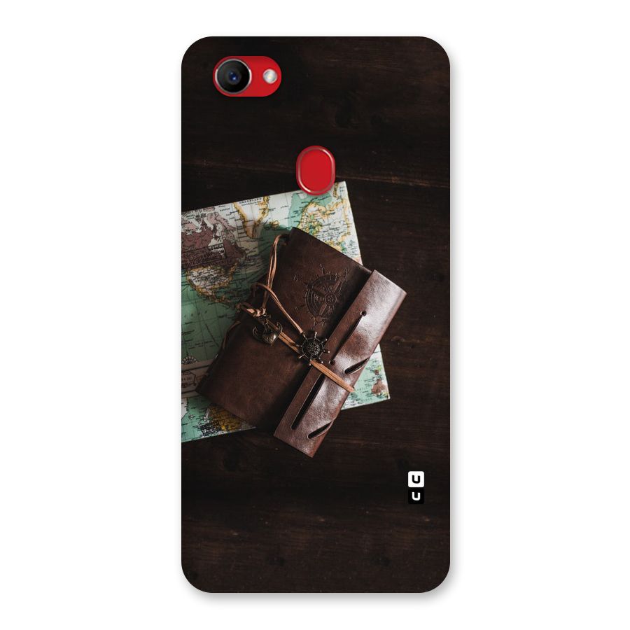 Map Journal Back Case for Oppo F7