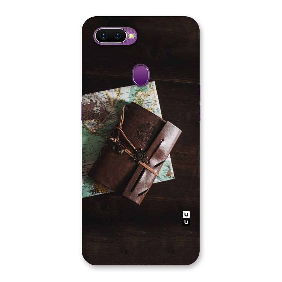 Map Journal Back Case for Oppo F9