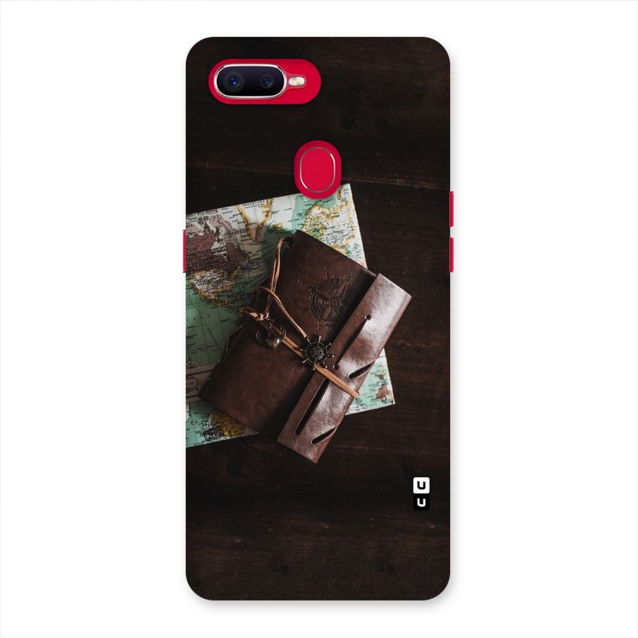 Map Journal Back Case for Oppo F9 Pro