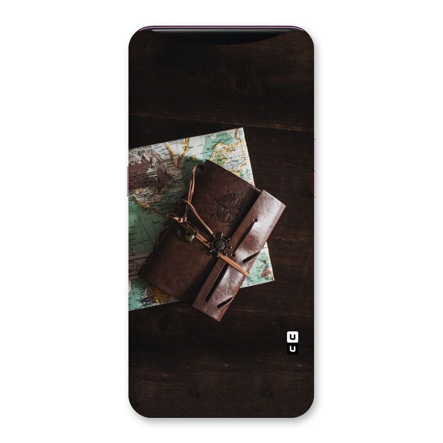 Map Journal Back Case for Oppo Find X