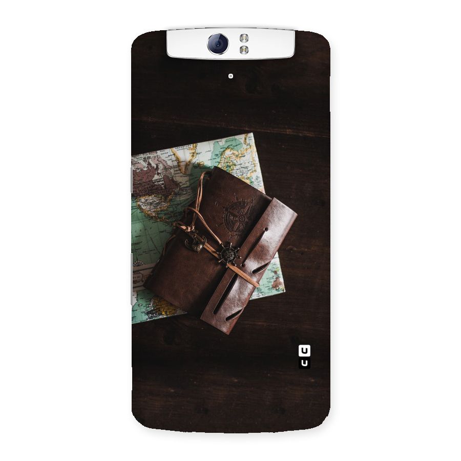 Map Journal Back Case for Oppo N1