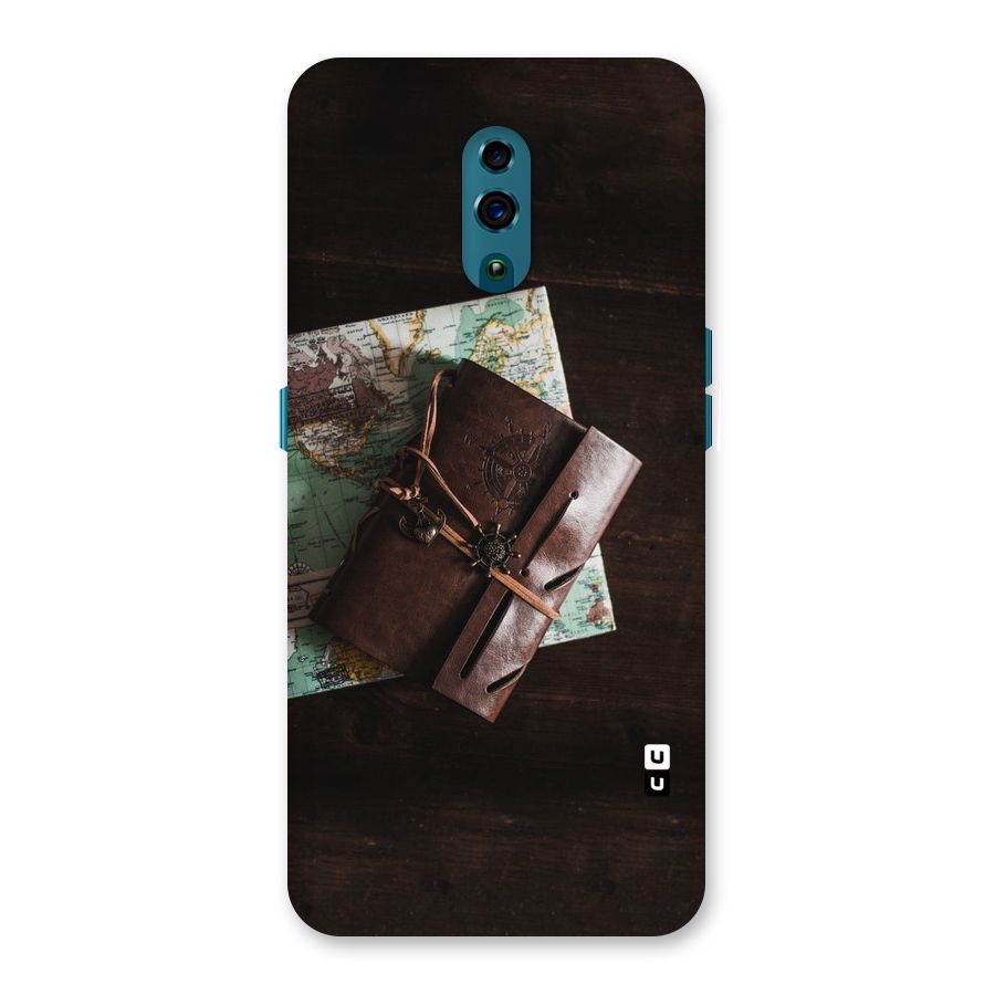 Map Journal Back Case for Oppo Reno