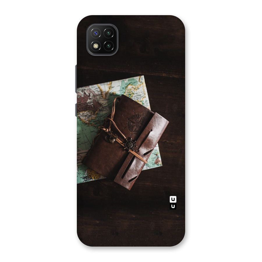 Map Journal Back Case for Poco C3