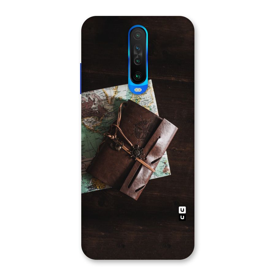Map Journal Back Case for Poco X2
