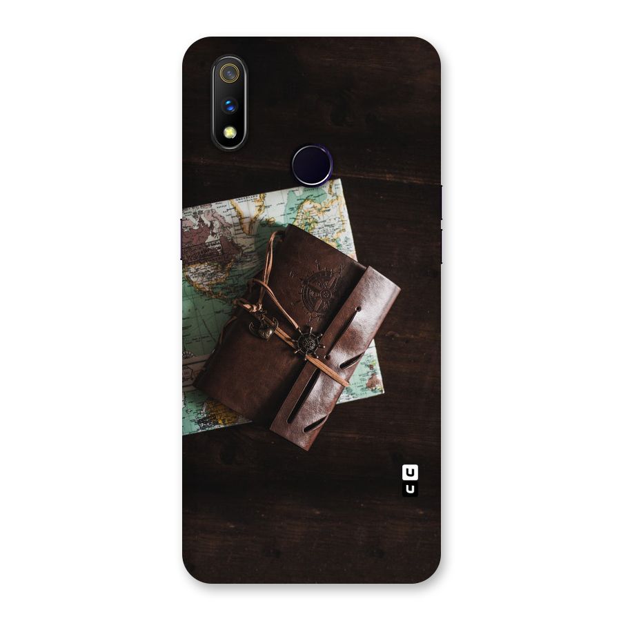 Map Journal Back Case for Realme 3 Pro