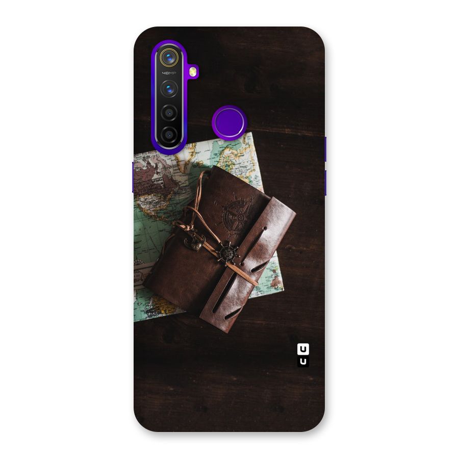 Map Journal Back Case for Realme 5 Pro