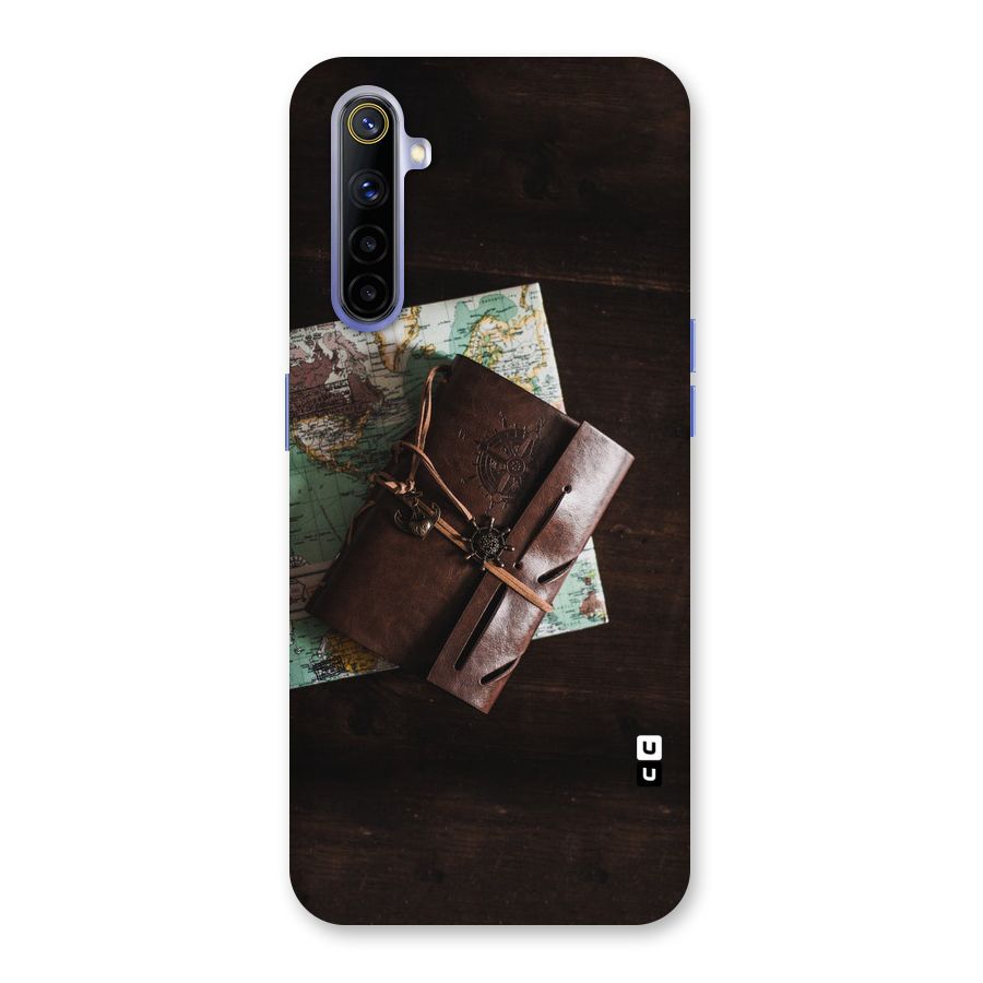 Map Journal Back Case for Realme 6
