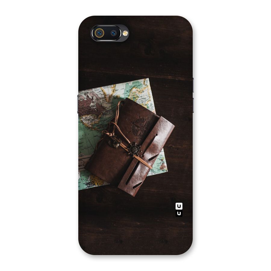 Map Journal Back Case for Realme C2