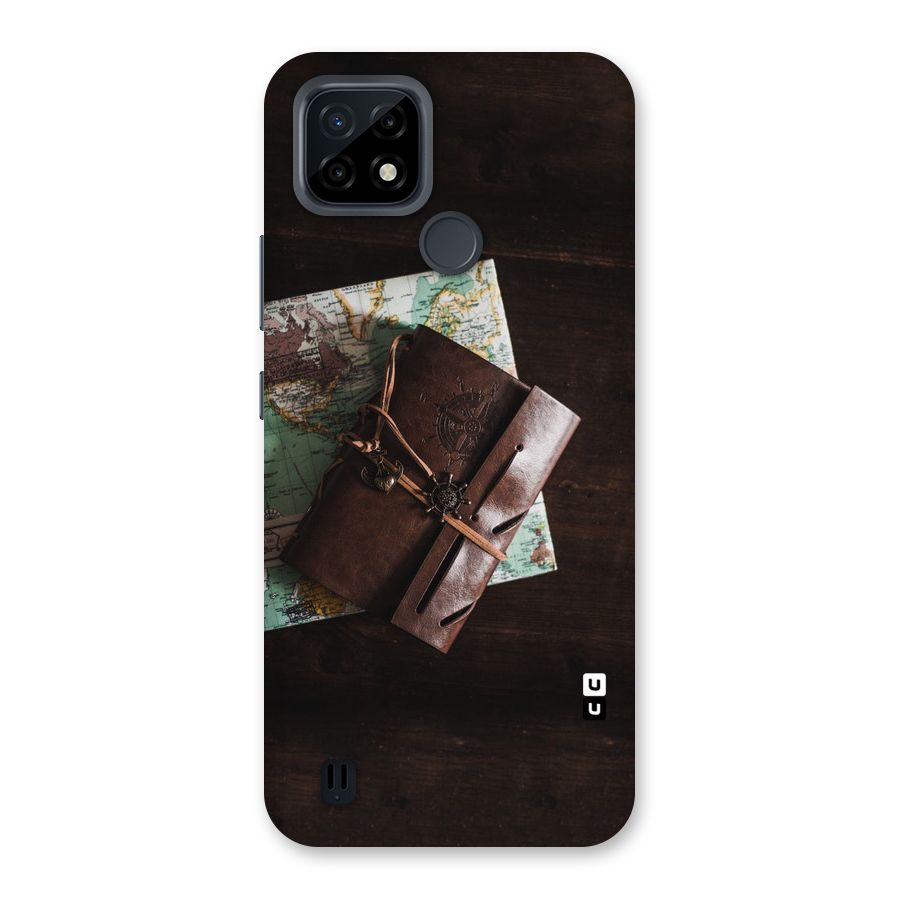 Map Journal Back Case for Realme C21
