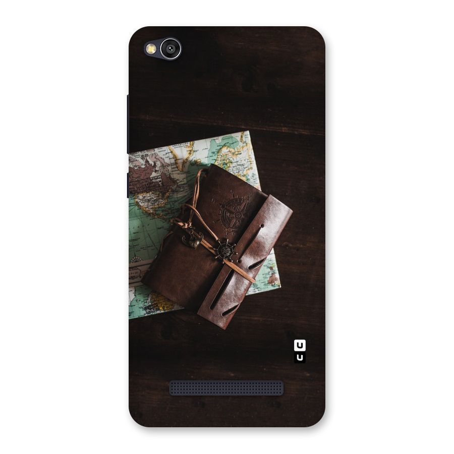Map Journal Back Case for Redmi 4A