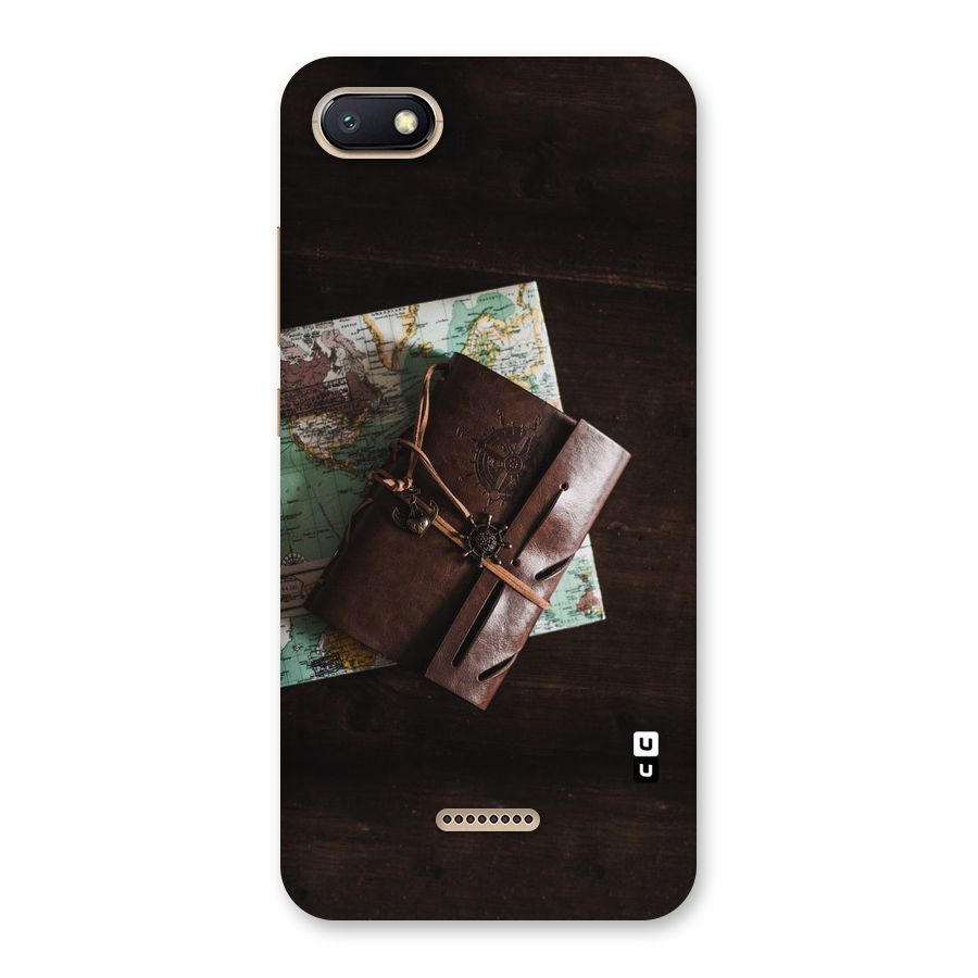 Map Journal Back Case for Redmi 6A
