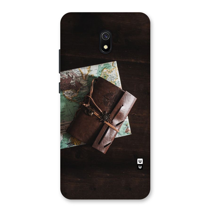Map Journal Back Case for Redmi 8A