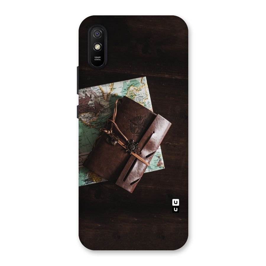 Map Journal Back Case for Redmi 9A