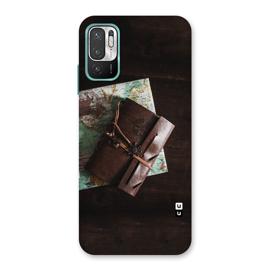 Map Journal Back Case for Redmi Note 10T 5G