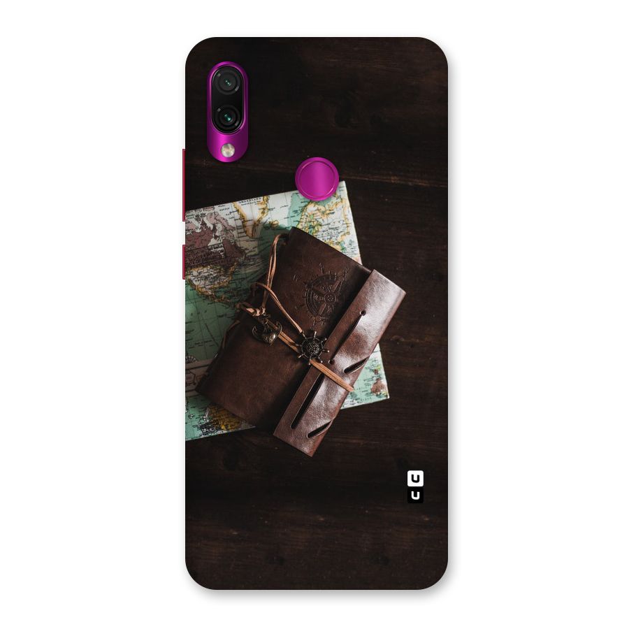 Map Journal Back Case for Redmi Note 7 Pro