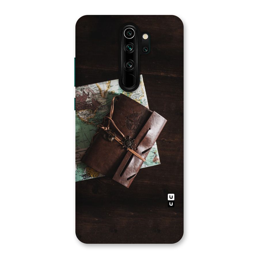 Map Journal Back Case for Redmi Note 8 Pro