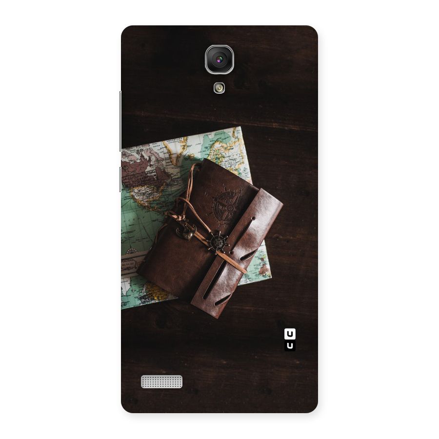 Map Journal Back Case for Redmi Note Prime