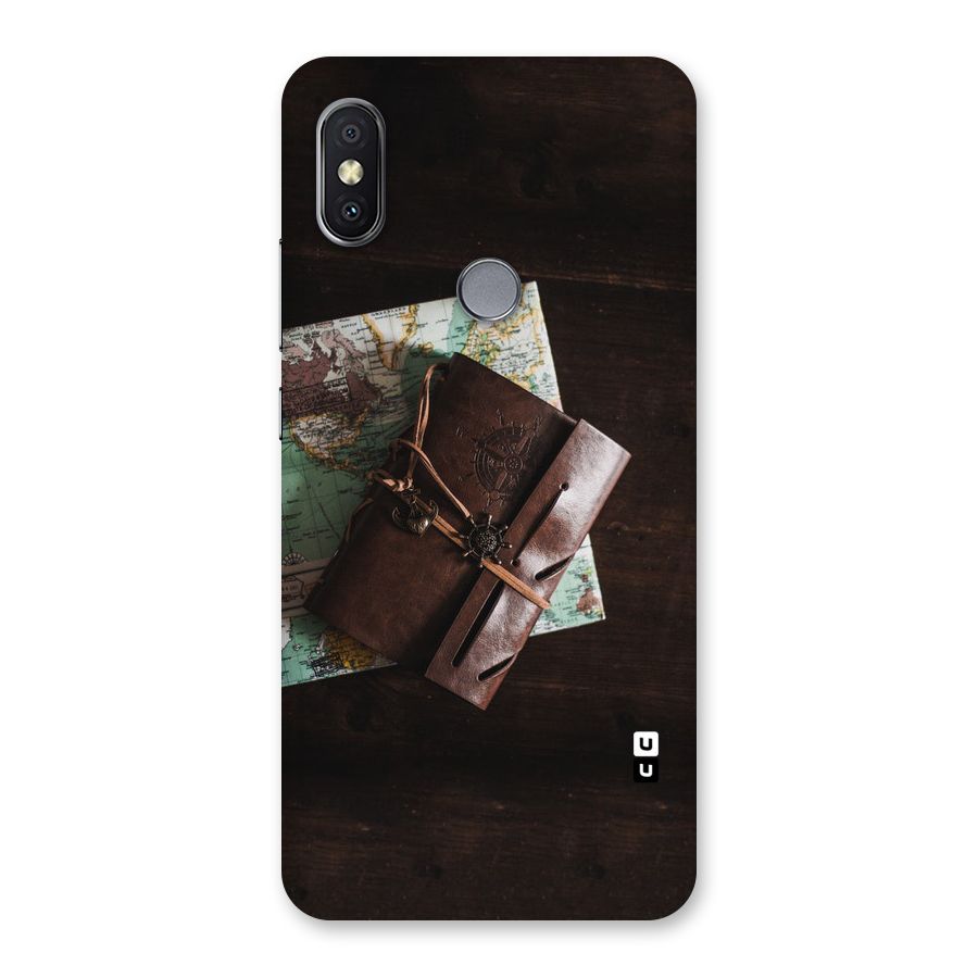 Map Journal Back Case for Redmi Y2