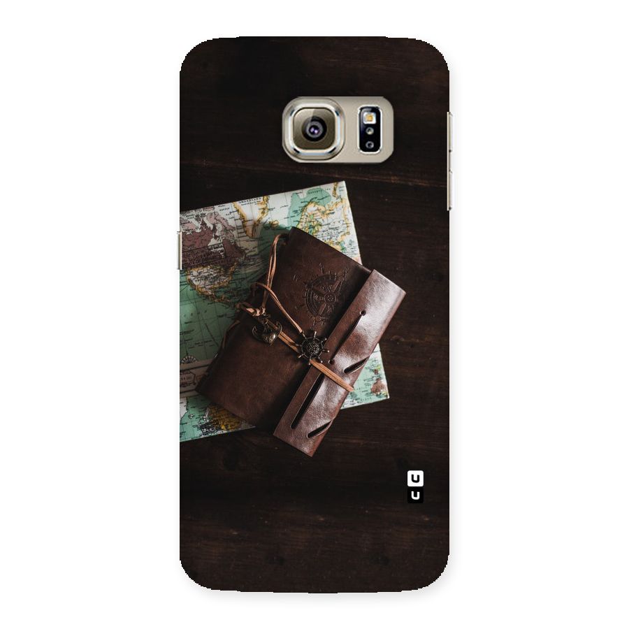 Map Journal Back Case for Samsung Galaxy S6 Edge