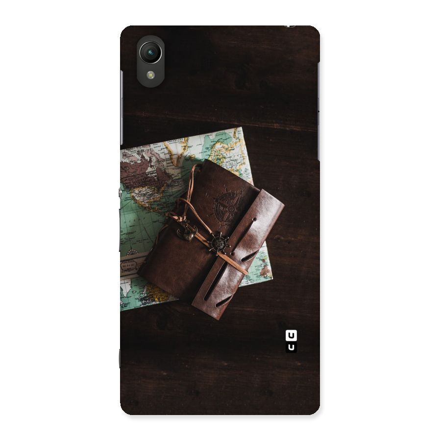 Map Journal Back Case for Sony Xperia Z2