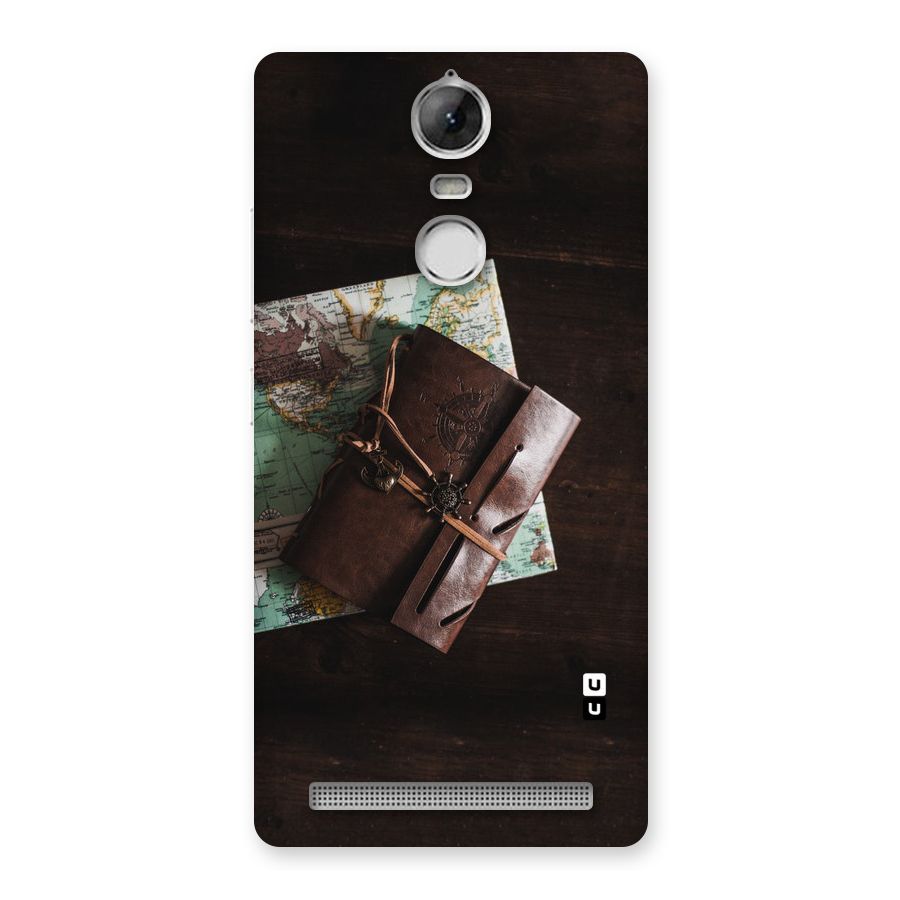 Map Journal Back Case for Vibe K5 Note