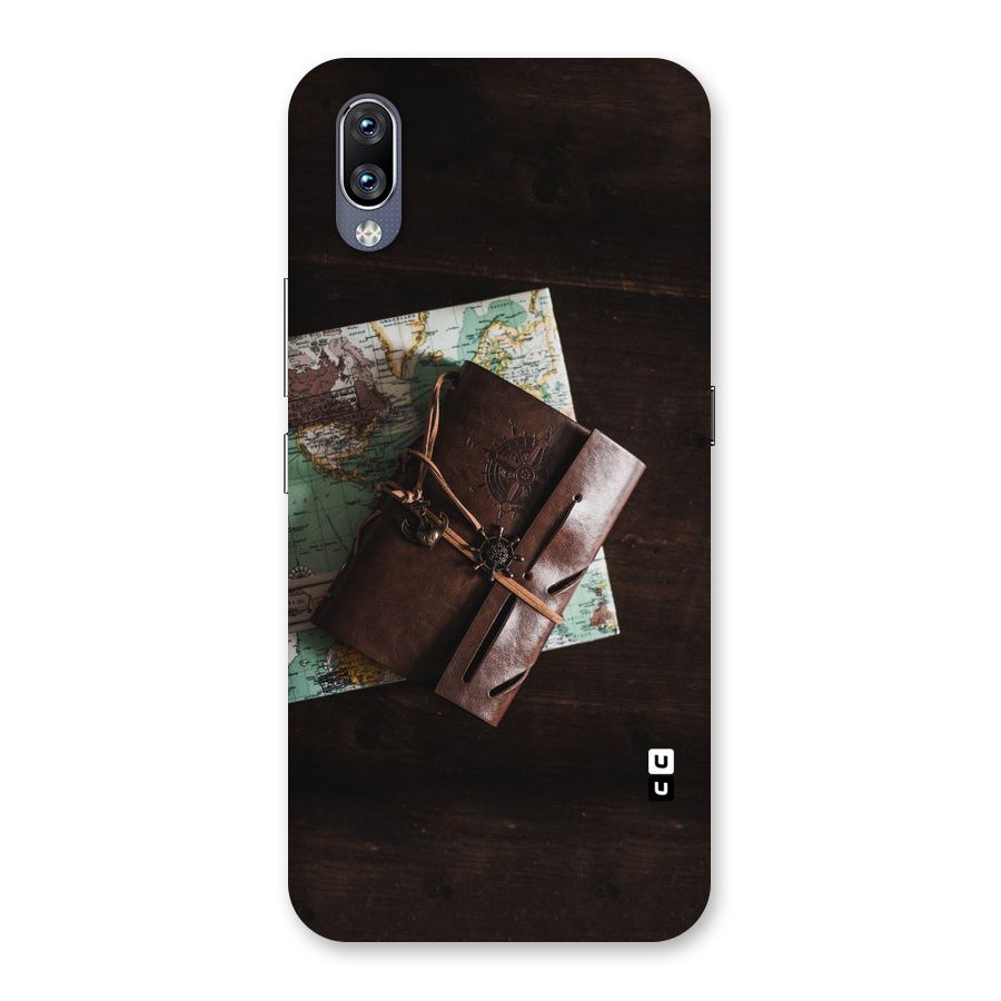 Map Journal Back Case for Vivo NEX