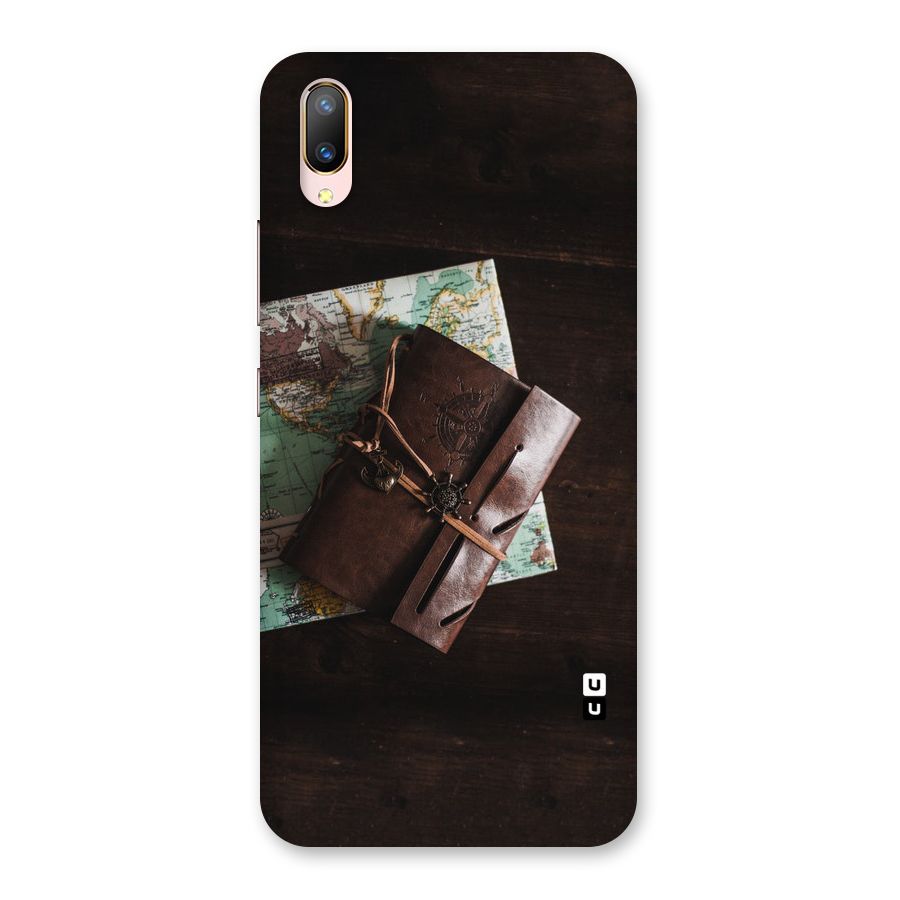 Map Journal Back Case for Vivo V11 Pro