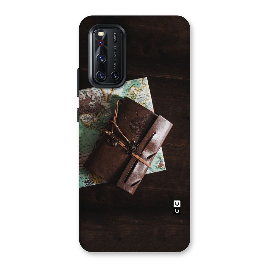 Map Journal Back Case for Vivo V19