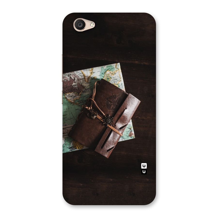 Map Journal Back Case for Vivo V5 Plus