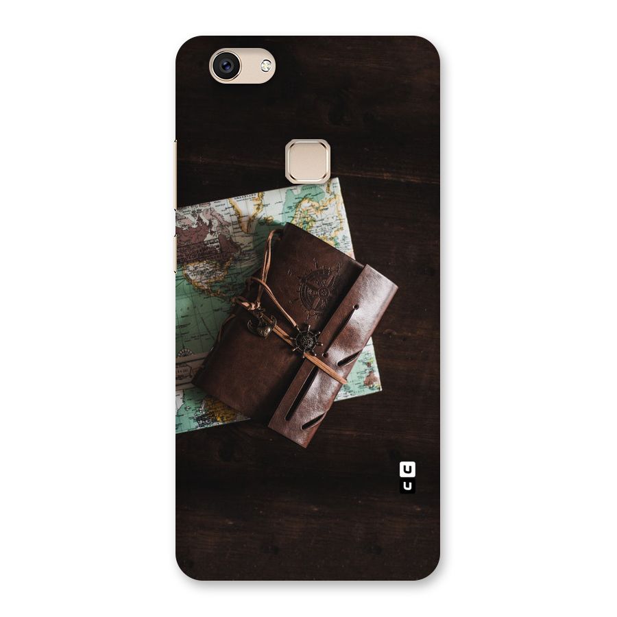 Map Journal Back Case for Vivo V7