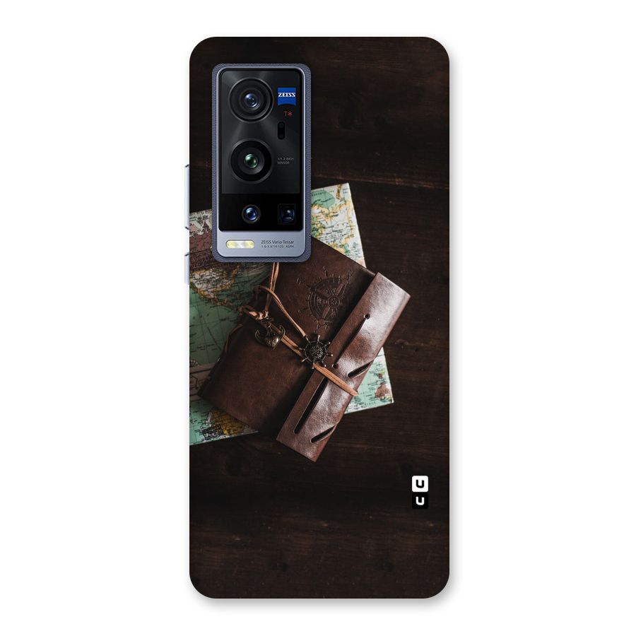 Map Journal Back Case for Vivo X60 Pro Plus