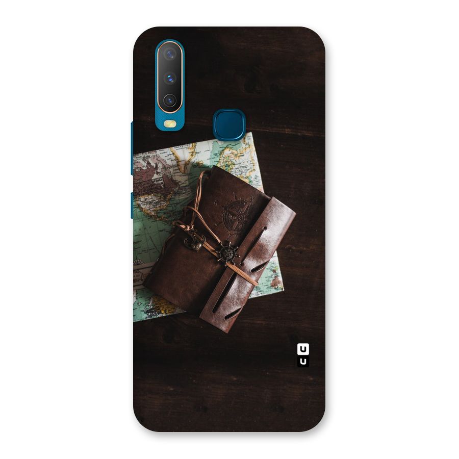 Map Journal Back Case for Vivo Y17