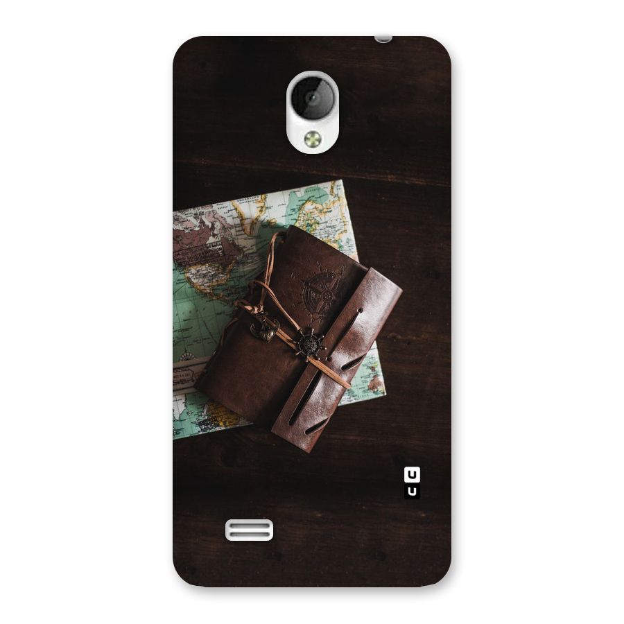 Map Journal Back Case for Vivo Y21