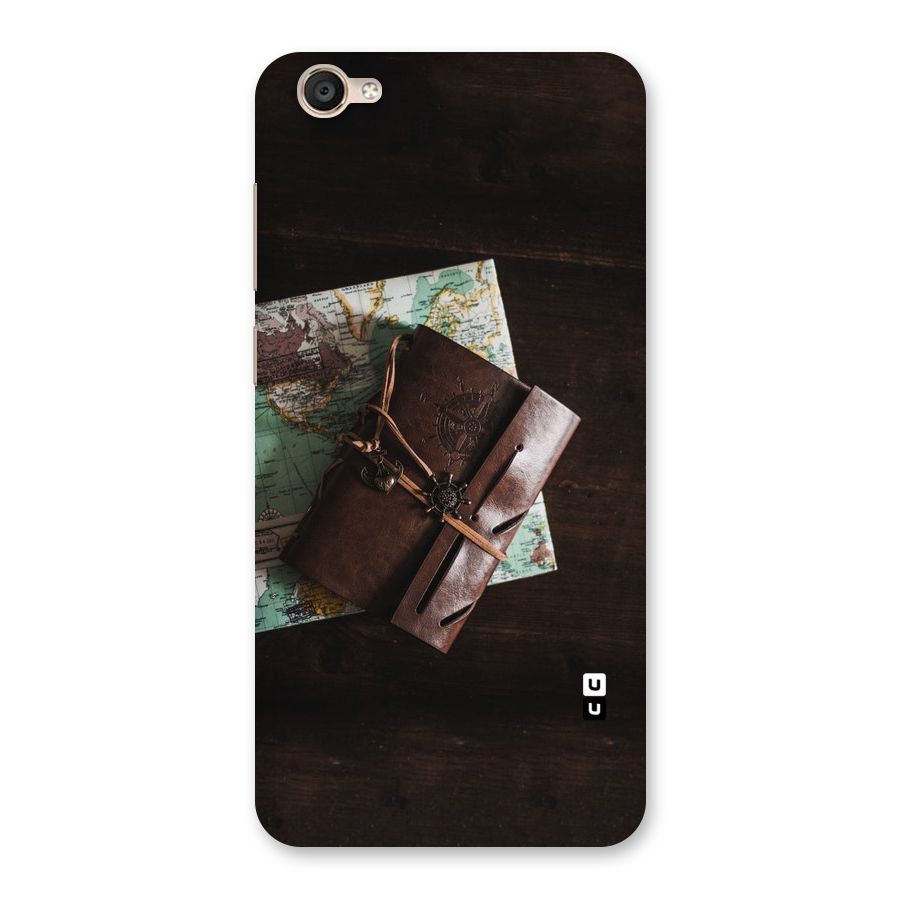 Map Journal Back Case for Vivo Y55s