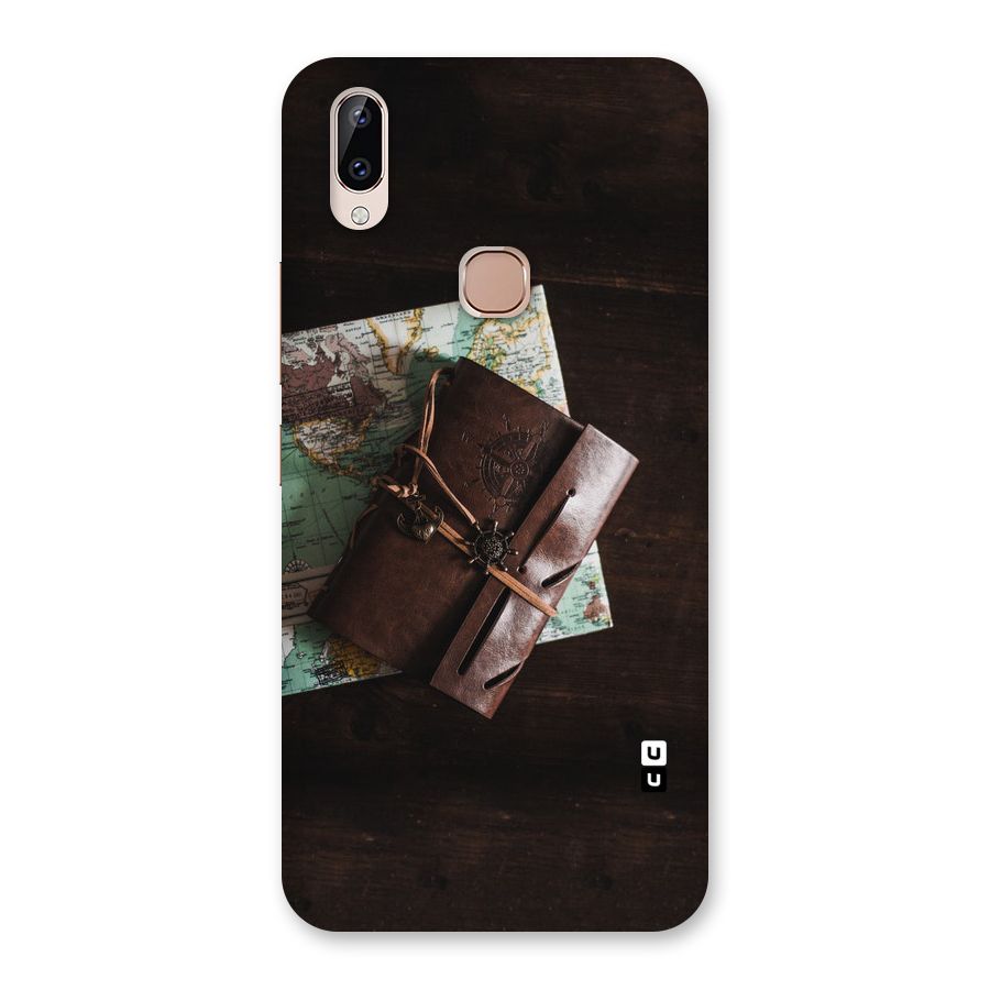 Map Journal Back Case for Vivo Y83 Pro