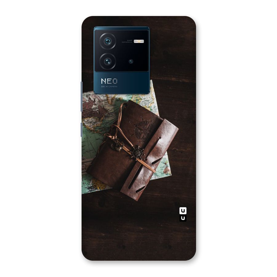 Map Journal Back Case for Vivo iQOO Neo 6 5G