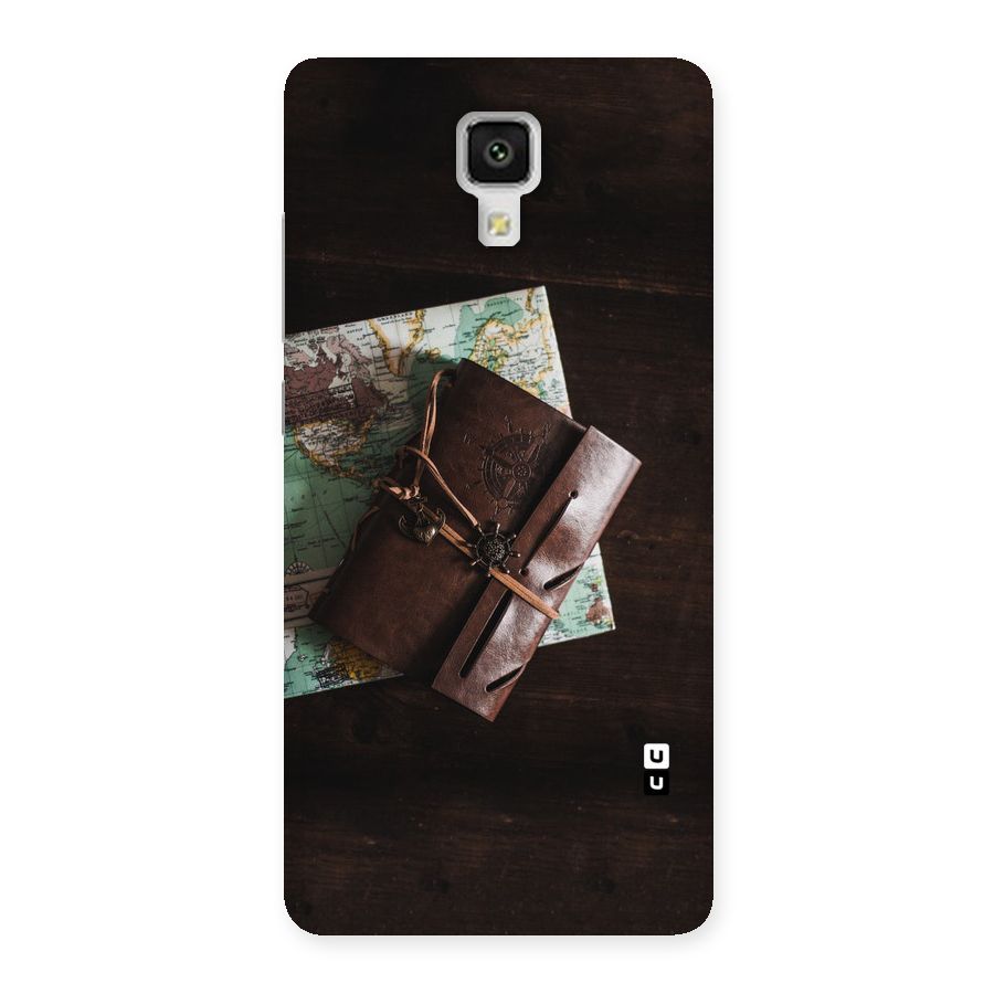 Map Journal Back Case for Xiaomi Mi 4
